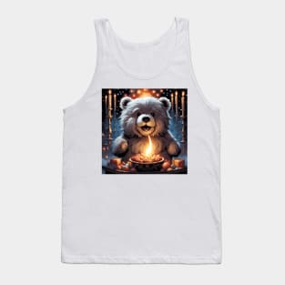 Teddy celebrating New Year Tank Top